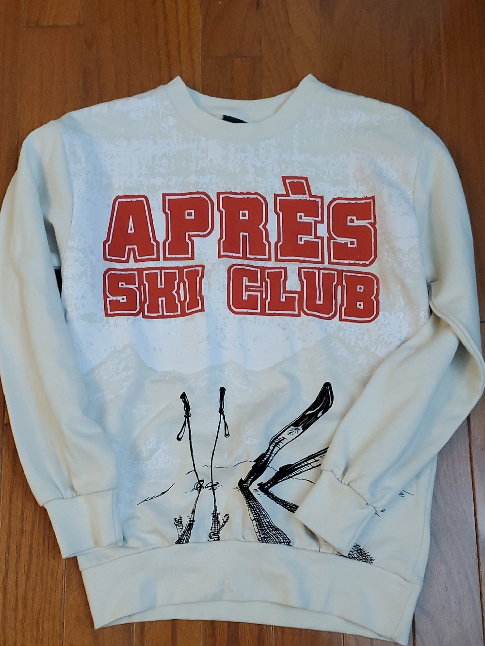 EUC Chemistry apres ski sweatshirt Size Small Winter Fun Cotton Blend